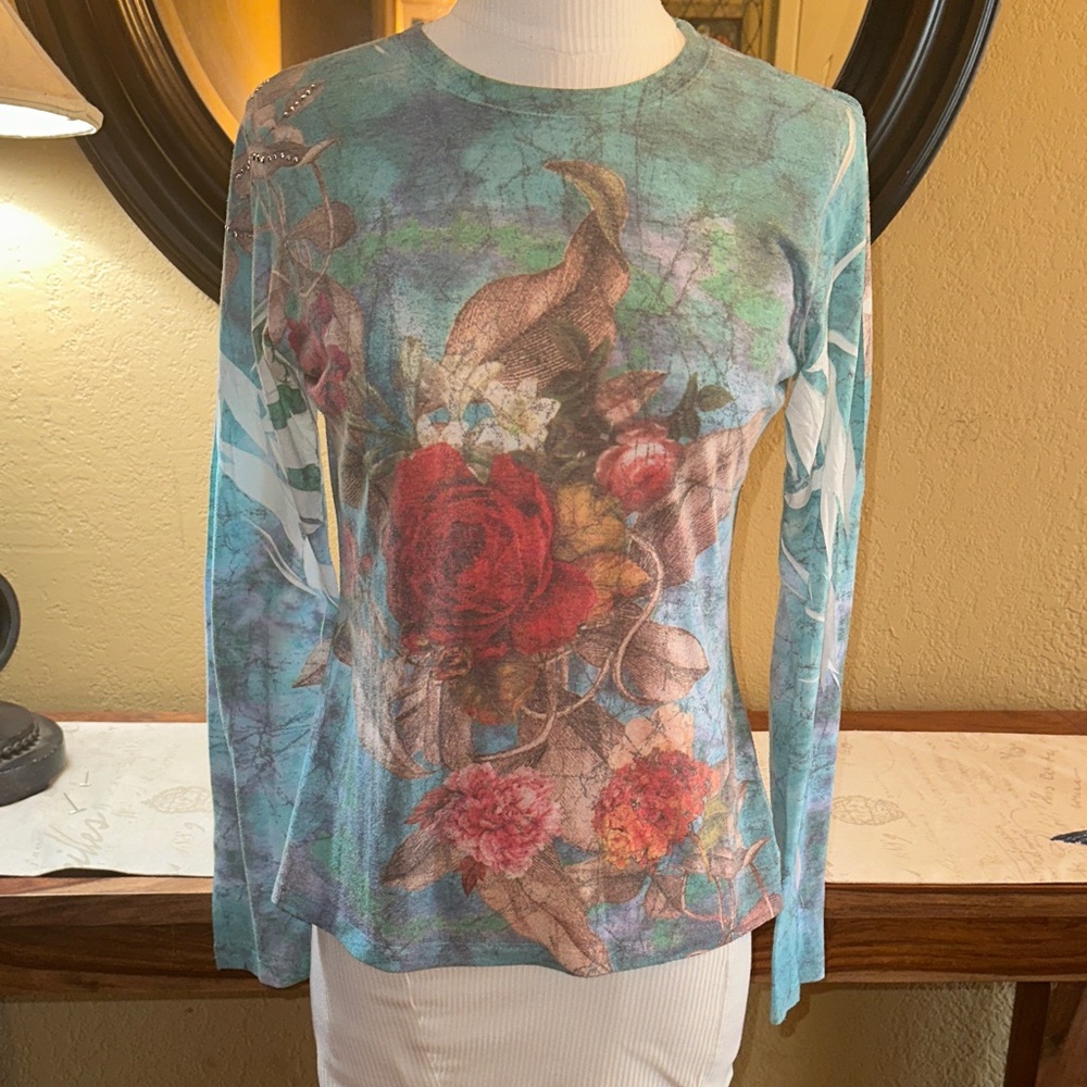 Yukiko Floral Long Sleeve Tee